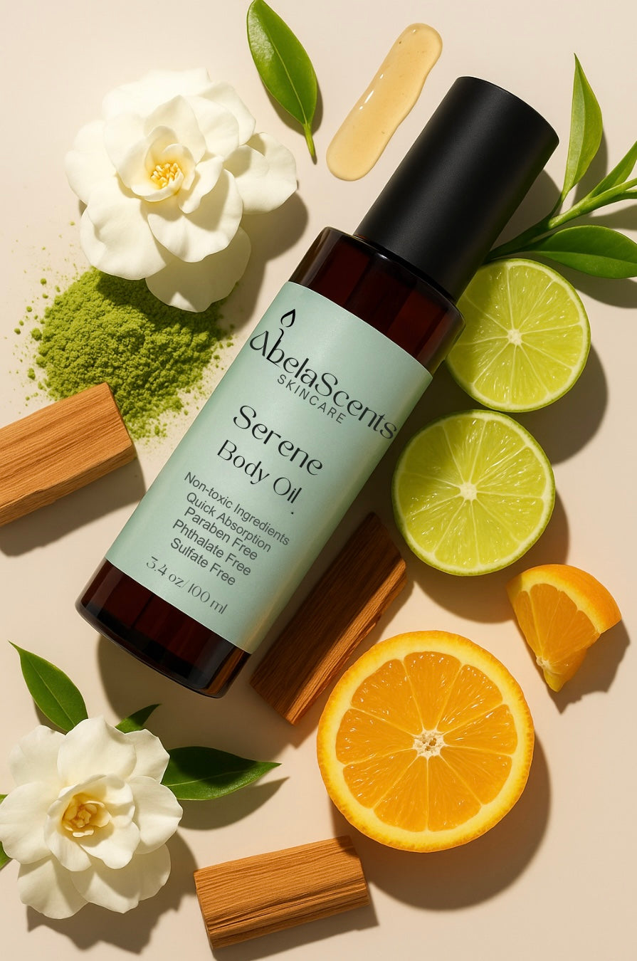 serene body oil